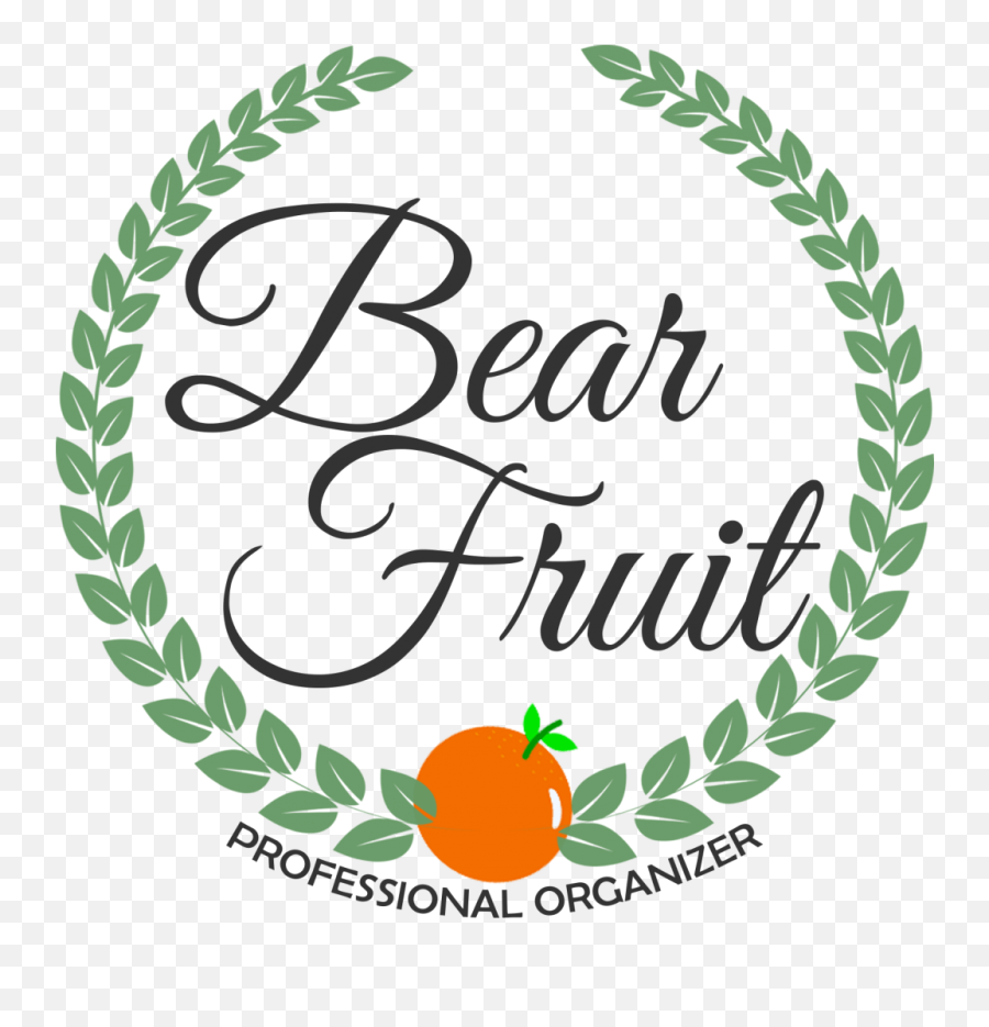 Bear Fruit - Black Leaf Circle Png Emoji,Fruit Logo