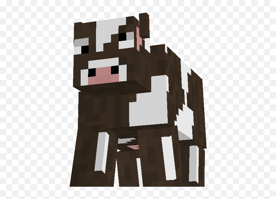 Download Minecraft Cow Png - Minecraft Cow Png Emoji,Cow Png