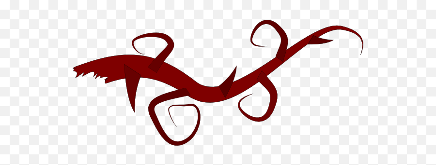 Rose Thorn Border Clip Art At Mzayat - Thorny Vines Clipart Language Emoji,Vine Clipart
