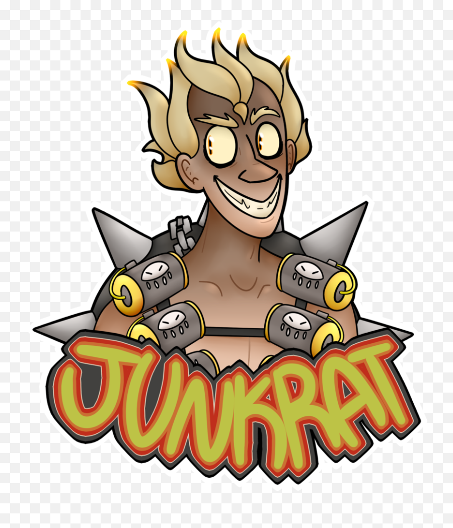 Junkrat Fan Art Png Transparent Png - Junkrat Overwatch Clipart Emoji,Junkrat Png