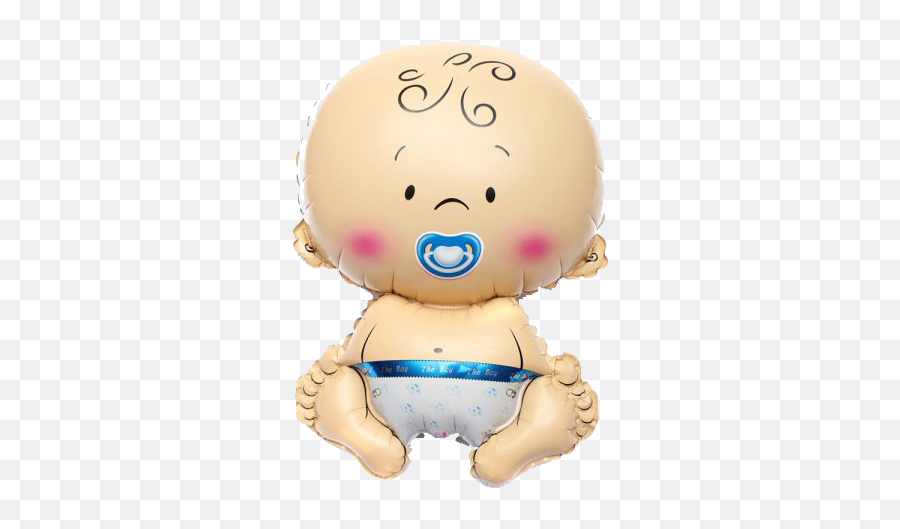 Baby Boy Foil Balloon U2013 Party Vui 2213895 - Png Images Pngio Emoji,Baby Boy Png
