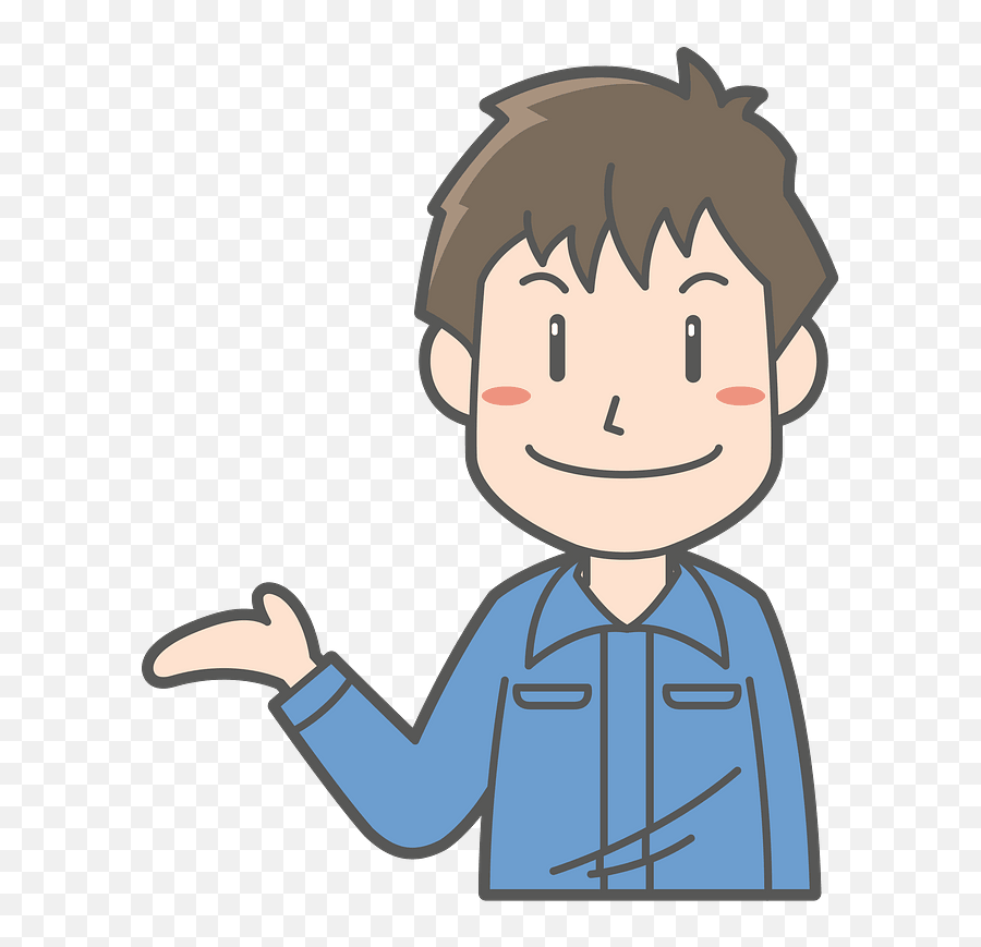Factory Worker Man Acting As A - Factory Worker Png Cartoon Emoji,Factory Clipart