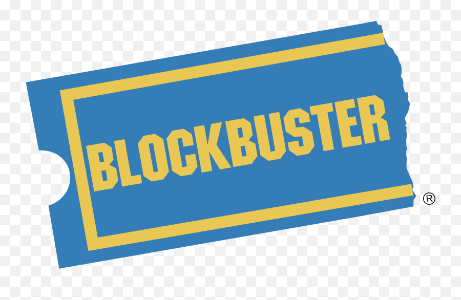 Download Blockbuster 01 Logo Png Transparent - Blockbuster Blockbuster Logo Vector Emoji,Netflix Png