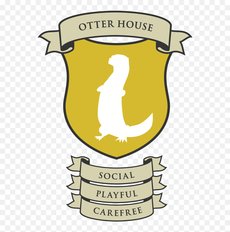 Bm Otter House Shield Clipart - Full Size Clipart 4019824 Emoji,Otter Logo