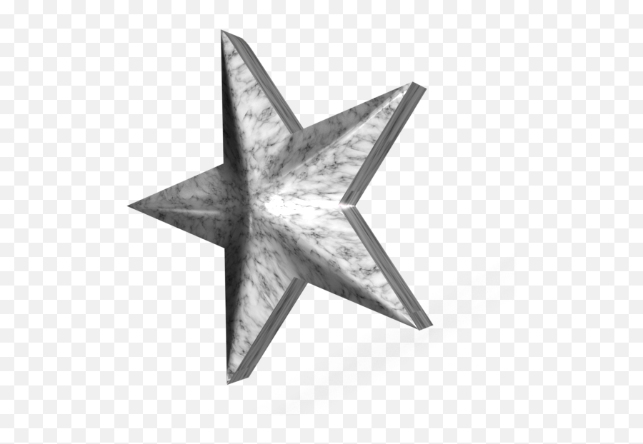 3d Marble Star - Star Full Size Png Download Seekpng Emoji,3d Star Png