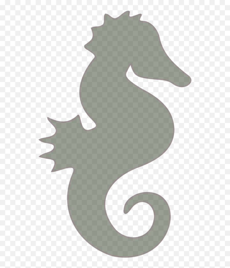 Seahorse Svg Vector Seahorse Clip Art - Svg Clipart Silhouette Sea Horse Emoji,Seahorse Clipart