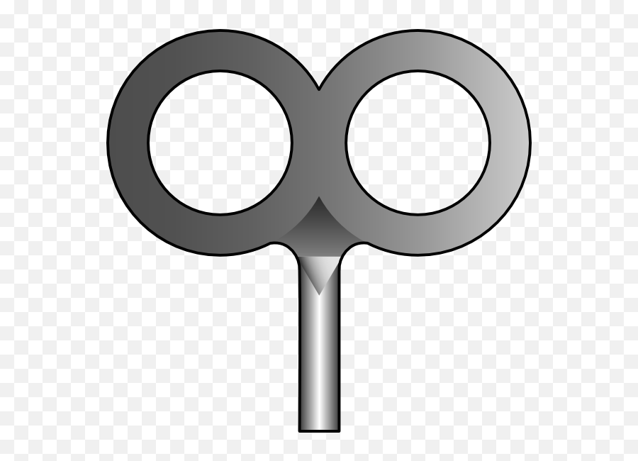 Windup Key Clip Art At Clkercom - Vector Clip Art Online Emoji,Keys Clipart Black And White