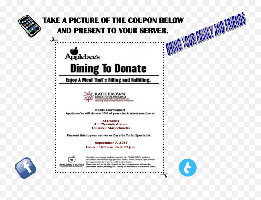 Kbepu0027s Dining To Donate At Applebeeu0027s U2013 Katie Brown Emoji,Applebees Logo Png
