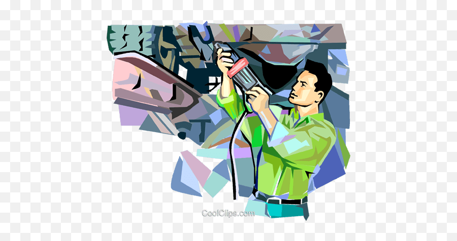 Auto Mechanic Royalty Free Vector Clip Art Illustration - Tradesman Emoji,Mechanic Clipart