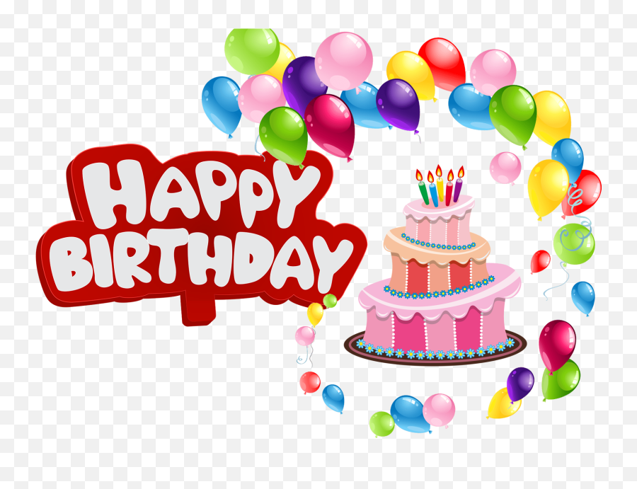 Happy Birthday Balloon Png Transparent - Happy Birthday Balloon Png Emoji,Balloons Png