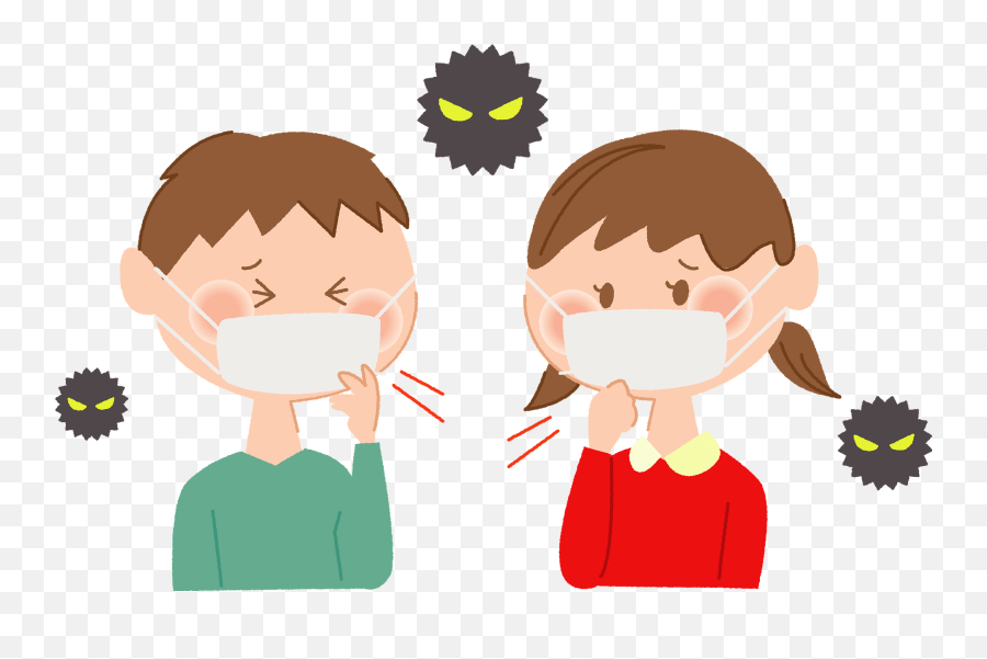 Kids Are Sick With Colds Clipart - Sick Kids Clipart Png Emoji,Kids Clipart