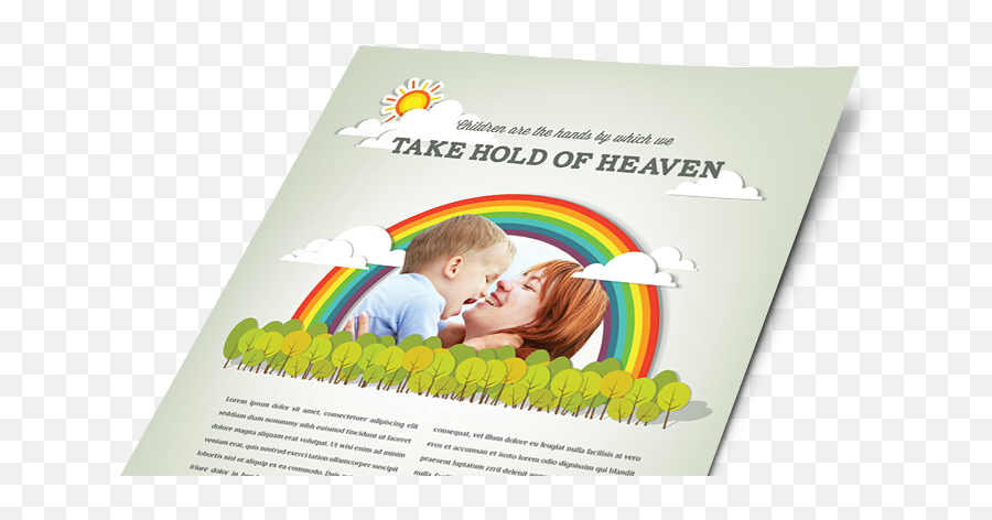 Daycare Flyers Clipart Images Gallery Fo 1268509 - Png Daycare Poster Design Emoji,Daycare Clipart