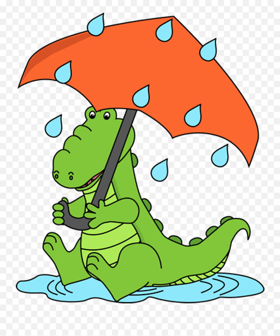 Rainy Clip Art - Clip Art Library Funny Raining Clip Art Emoji,Alligator Clipart