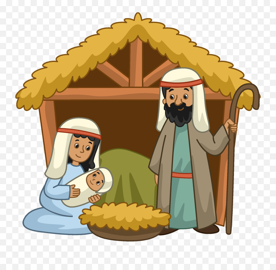 Christmas Nativity Clipart - Nativity Clipart Emoji,Nativity Clipart