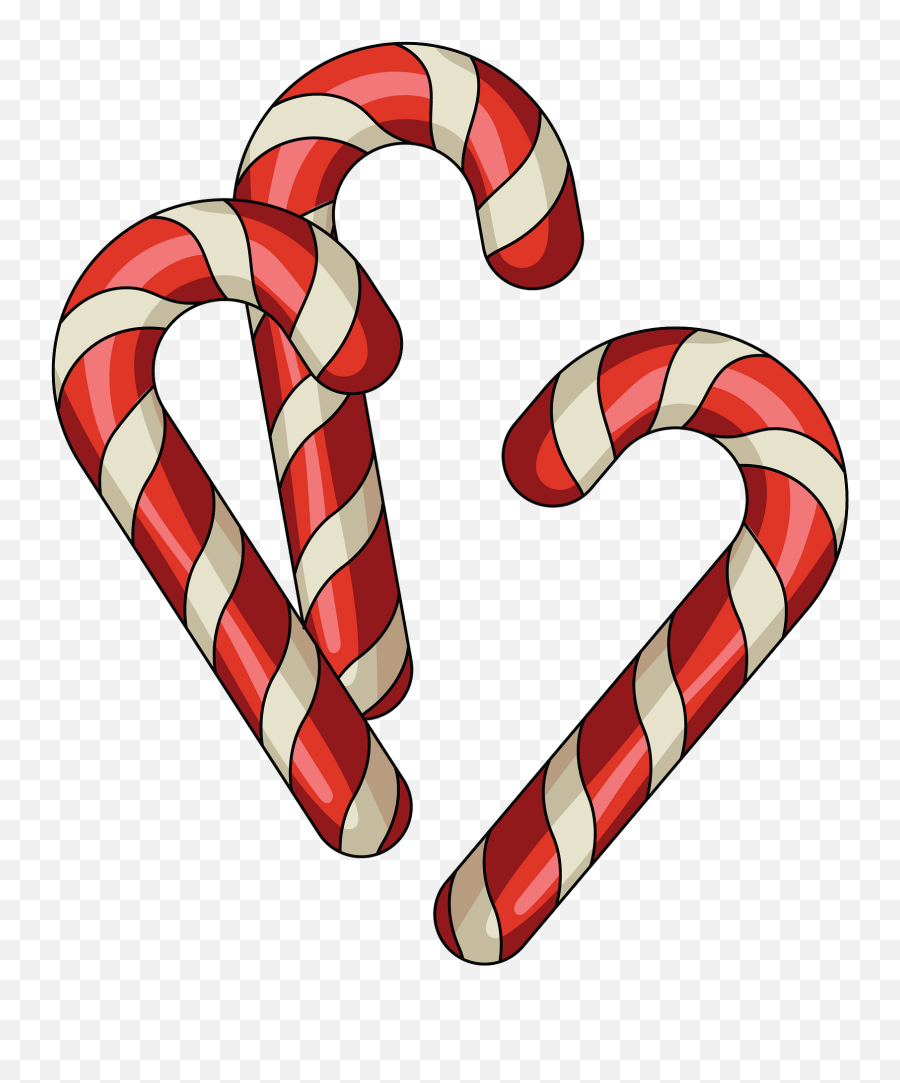 Candy Cane Clipart - Candy Canes Clipart Emoji,Candy Cane Clipart