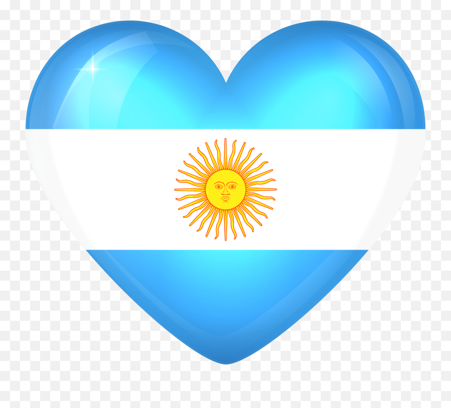 Download Heart With Argentina Flag - Our Lady Of Guadalupe Catholic Church Emoji,Argentina Flag Png