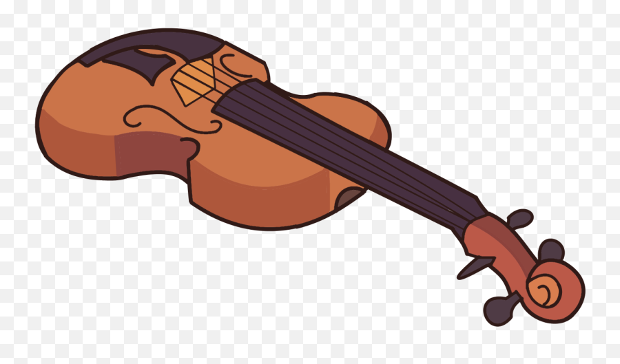 Violin Clipart Brown Objects - Clipart Objects Transparent Background Emoji,Violin Clipart