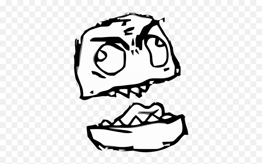 Troll Face Free Png Transparent - Rage Troll Face Guy Emoji,Face Clipart