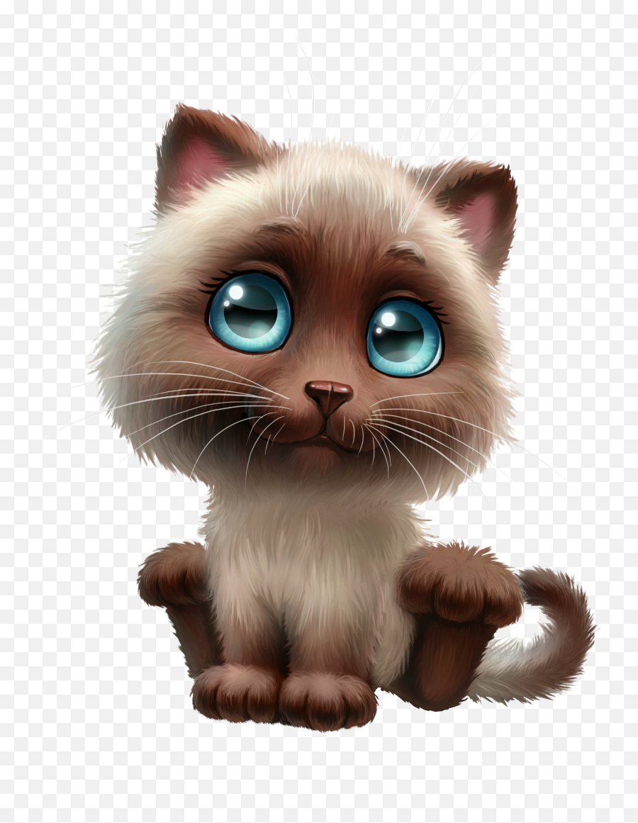 Tuxedo Cat Clipart Anthro - Cartoon Siamese Cat Png Emoji,Tuxedo Cat Clipart