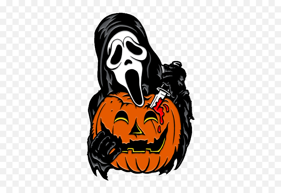 October 19th 2017 New Ghostface Enamel Pin From Cavity Emoji,Ghost Face Png