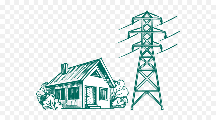 On - Grid Solar Could Change The Face Of The Energy Industry Emoji,Power Lines Clipart