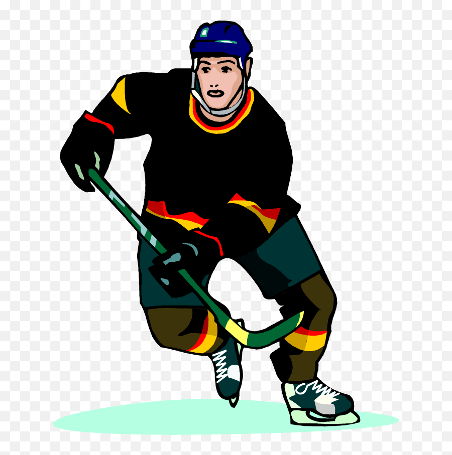 Png - Ice Hockey Clipart Full Size Clipart 925105 Hockey Player Animated Png Emoji,Hockey Clipart