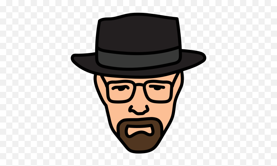Walter White Icon In Doodle Style Emoji,Walter White Png