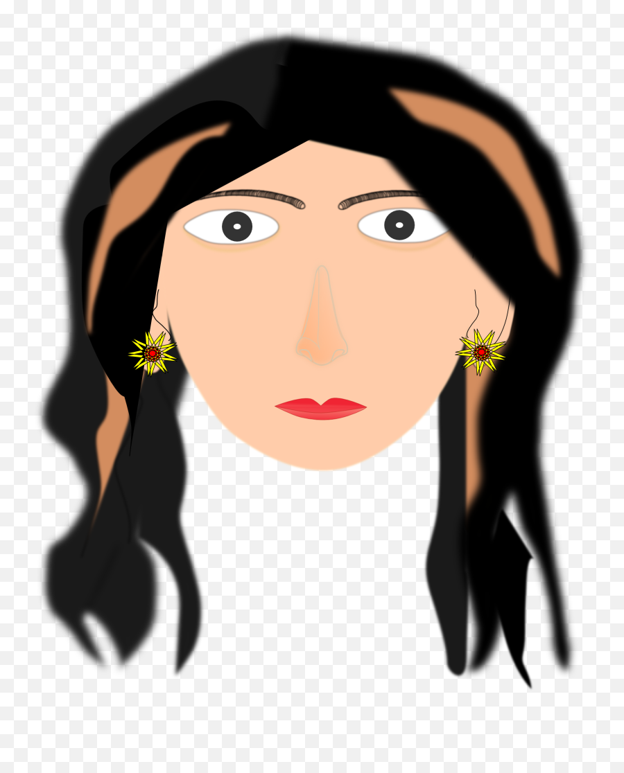 Girl - Hair Design Emoji,Clipart Girl