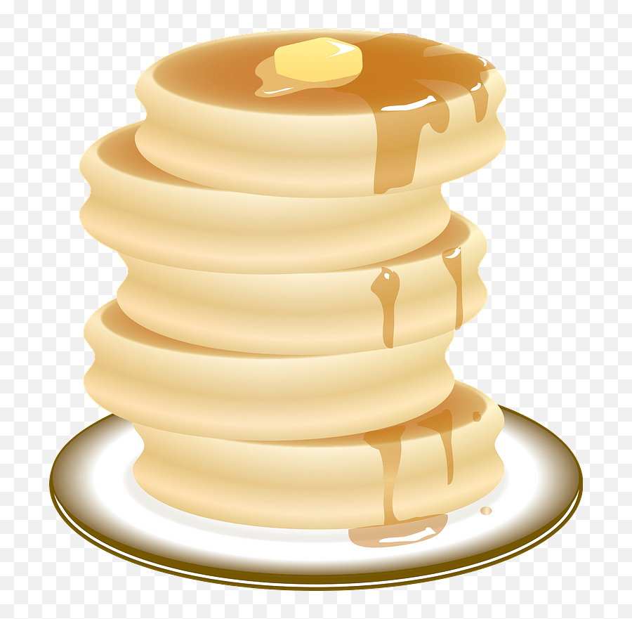 Pancake Dessert Clipart Free Download Transparent Png Emoji,Pancakes Transparent Background
