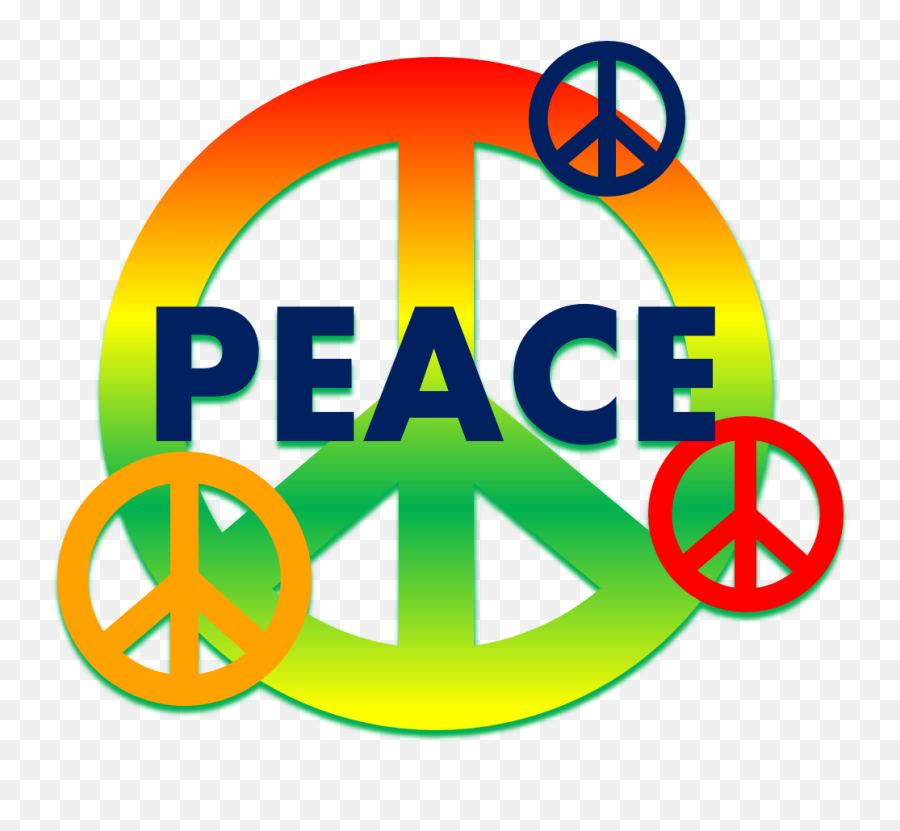 Hippie Clipart Peace Sign Hippie Peace - Clip Art Emoji,Peace Sign Clipart