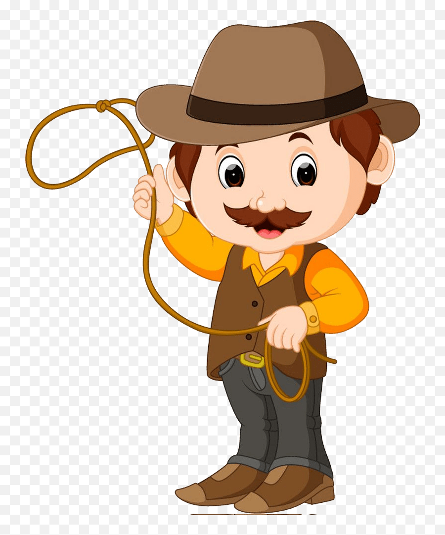 Cowboy Clipart - Clipartworld Cowboy Kid Vector Emoji,Sad Cowboy Emoji Png