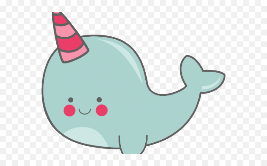 Narwhal Clipart Purple Narwhal Purple - Narwhals Silhouette Emoji,Narwhal Clipart
