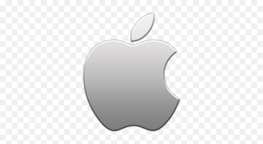 Grey Apple Logo - Transparent Iphone Apple Png Emoji,Logo Apple