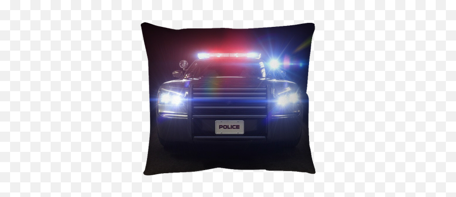 Tactical Lights Throw Pillow Pixers - Police Siren Back Ground Emoji,Police Lights Png