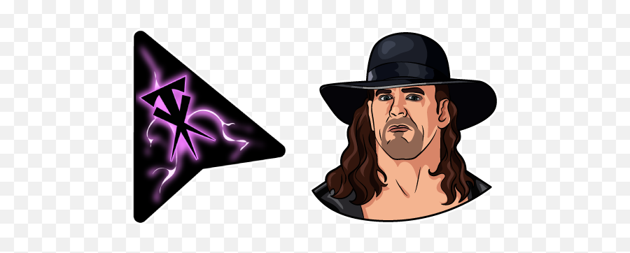 The Undertaker Cursor - Wwe Cursor Emoji,Undertaker Logo
