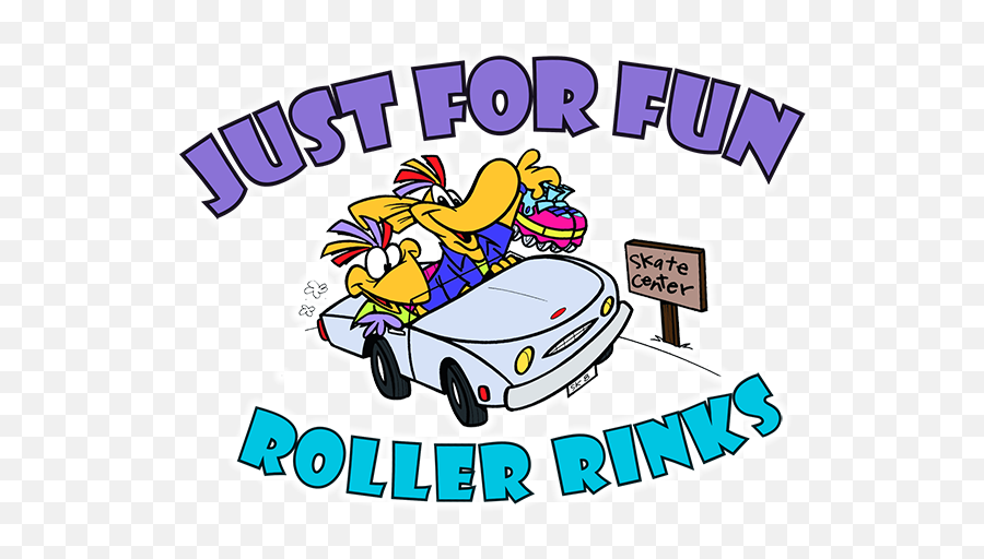 Just For Fun Roller Rinks - Automotive Decal Emoji,Fun Logo