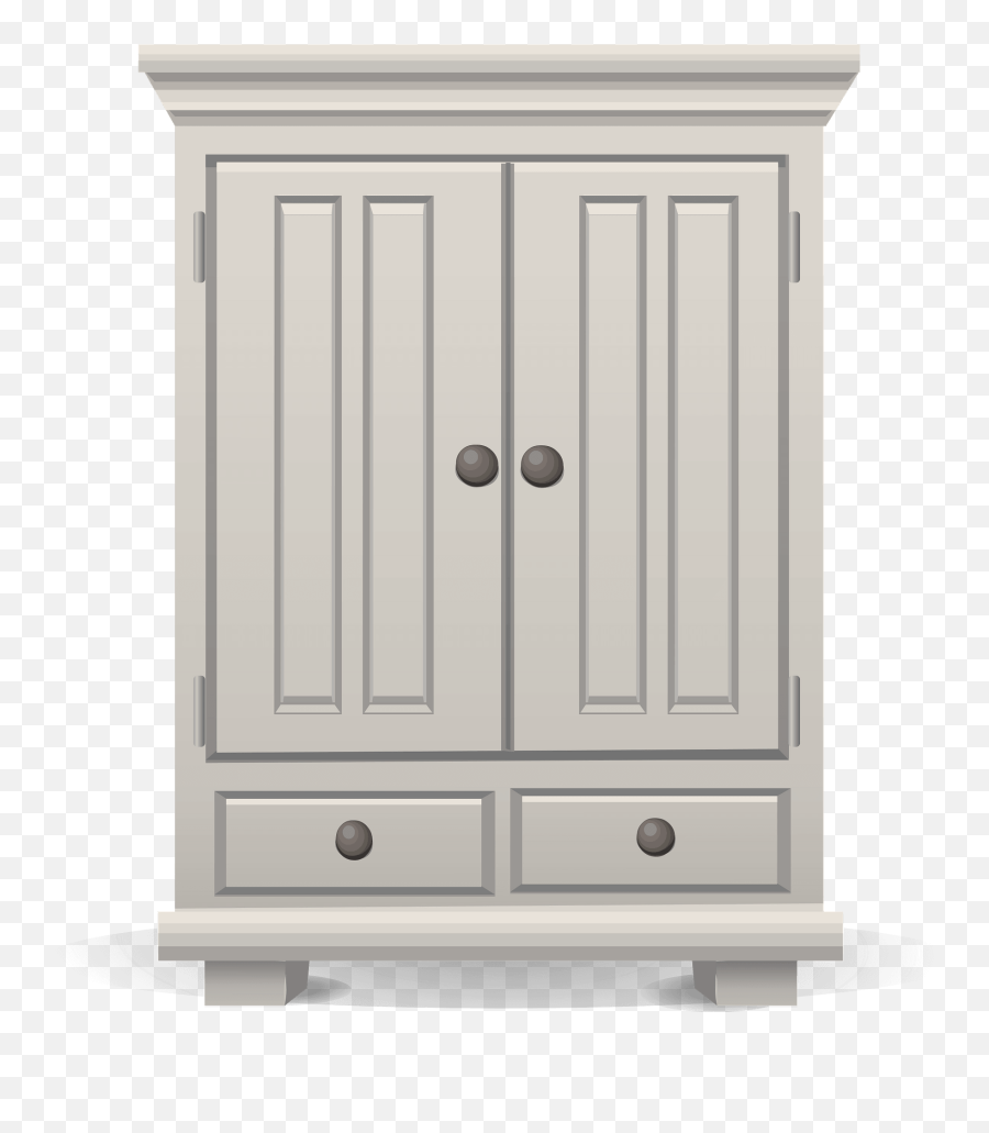 Glitch Simplified White Tall Cabinet Clipart Free Download - Png Armoire Emoji,Tall Clipart