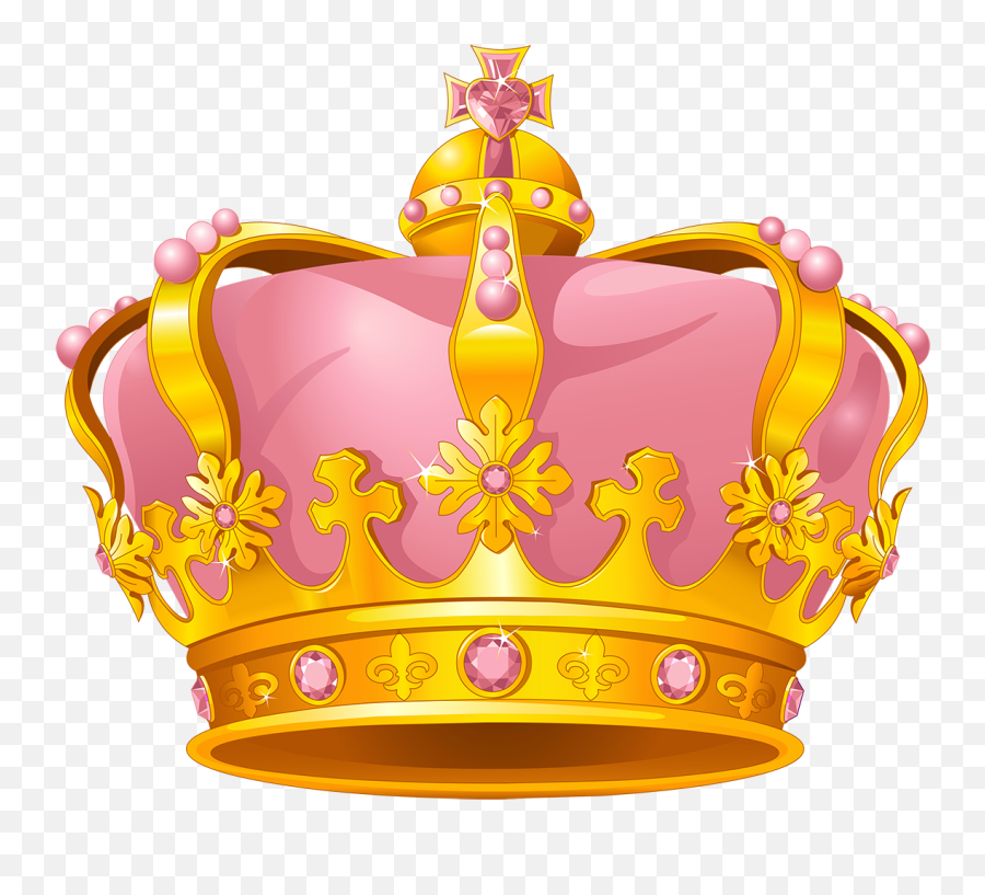 Pink Crown Png For Queen Girl Clip Art - Coroa Png Emoji,Crown Png