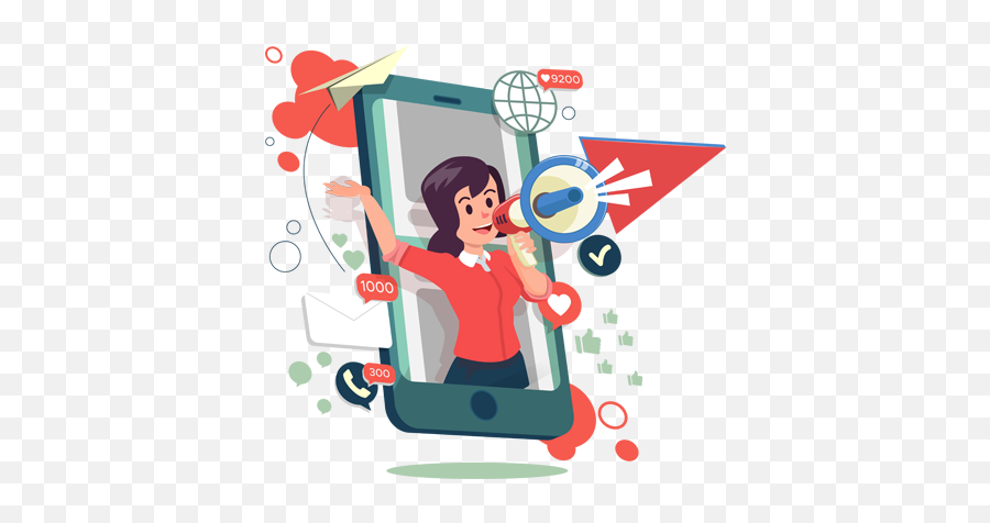 Influencer Marketing Services - Transparent Influencer Vector Png Emoji,Marketing Clipart