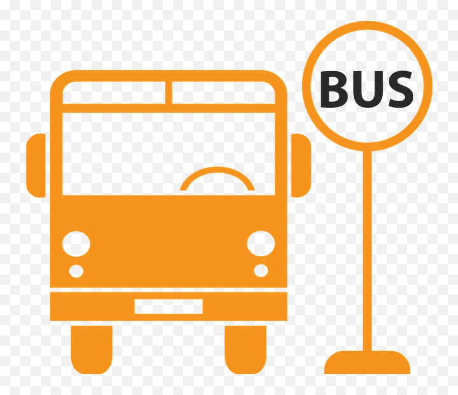 Bus Stop Clipart - Bus At The Stop Clipart Emoji,Bus Stop Clipart