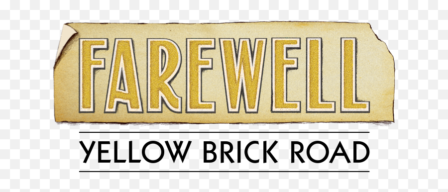 Eltonfarewelltour - Elton Goodbye Yellow Brick Road Tour Logo Emoji,Yellow Brick Road Png