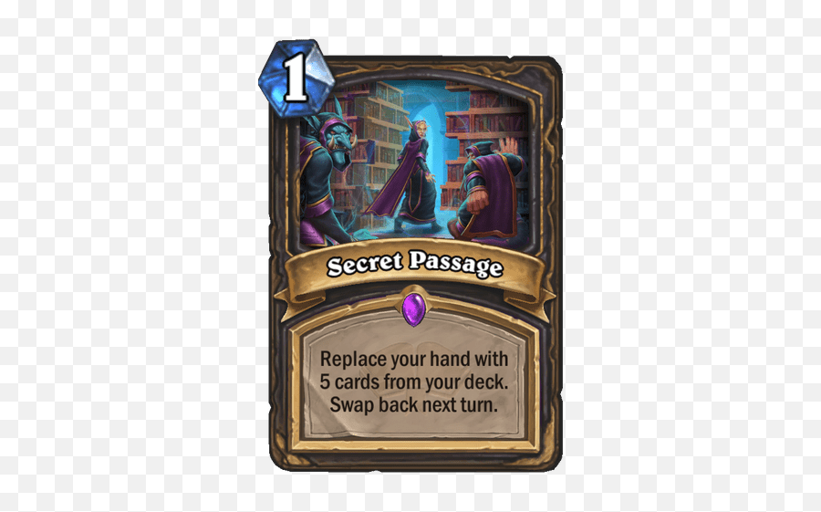 Secret Passage - Card Hearthstone Hs Voodoo Secret Passage Hearthstone Emoji,Secret Of Mana Logo