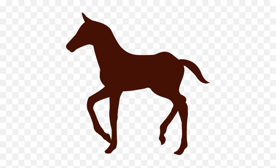 Small Horse Farm Silhouette - Transparent Png U0026 Svg Vector File Imagem De Um Cavalo Pequeno Emoji,Small Png
