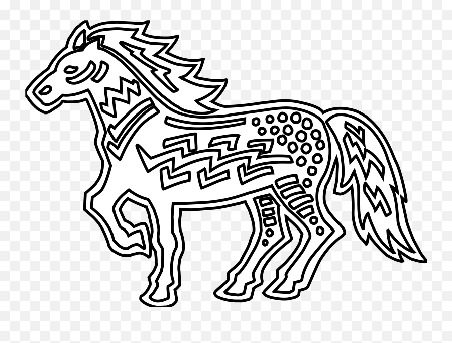 Christmas Horse Clip Art - Mandala Kc Doodle Art Emoji,Horse Clipart