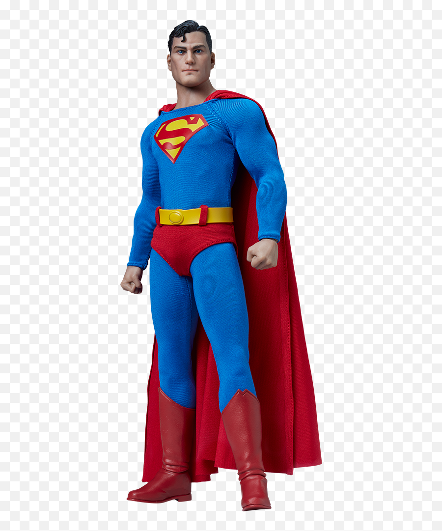 Dc Comics Superman Sixth Scale Figure By Sideshow Emoji,Superman Cape Png