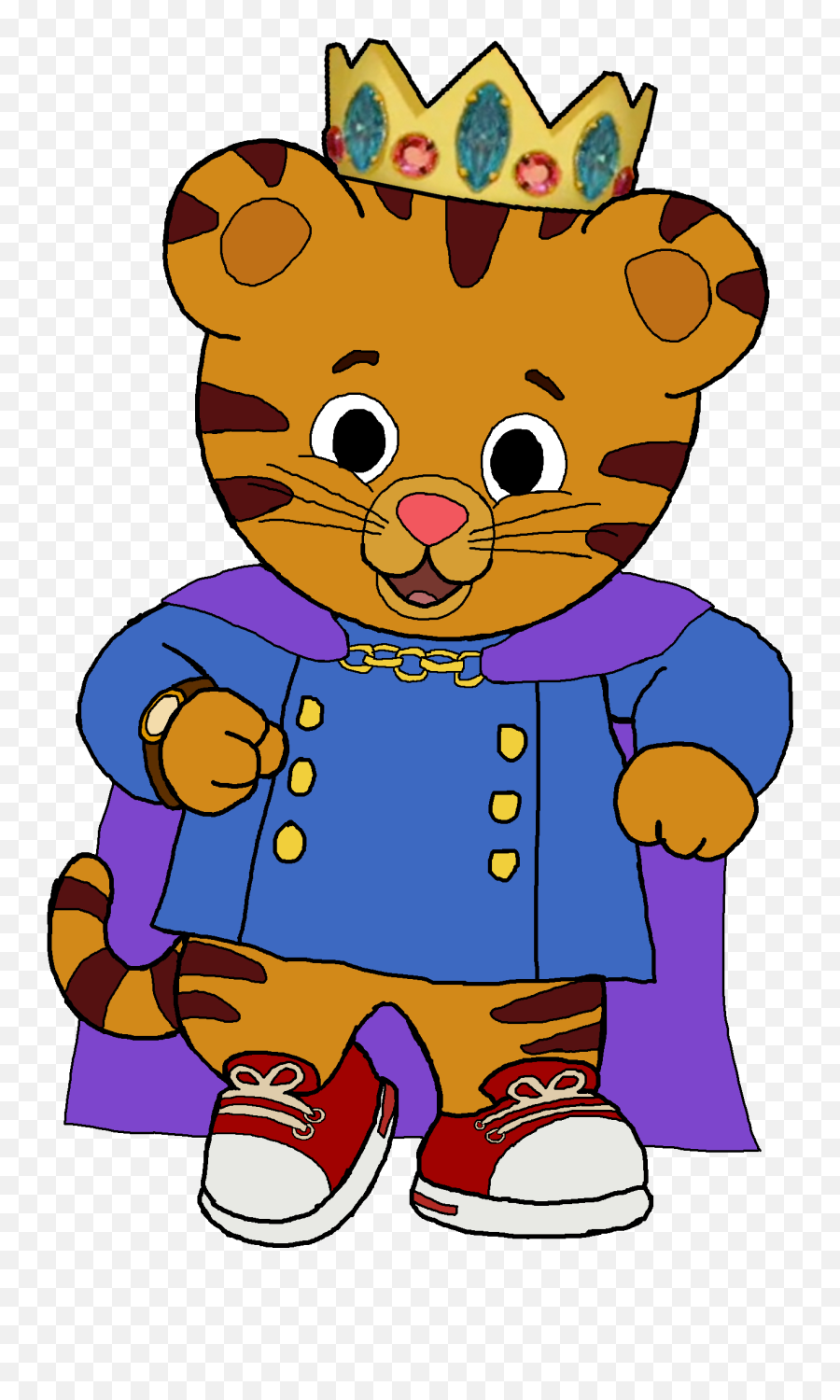 King Daniel Tiger Disney Fanon Wiki Fandom Emoji,Tiger Cub Clipart