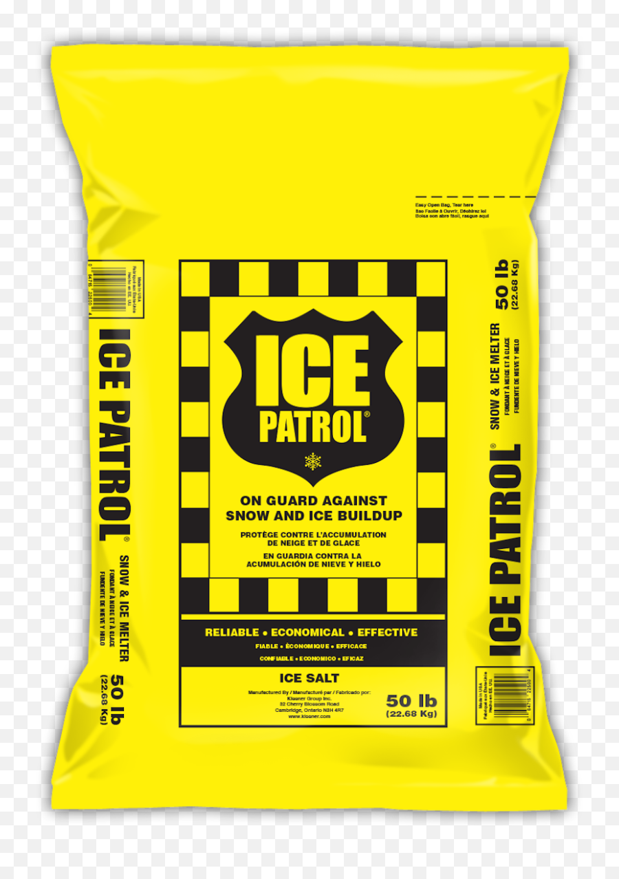 Ice Patrol Rock Salt Bag U2013 Since 1986 Emoji,Ice Bag Png