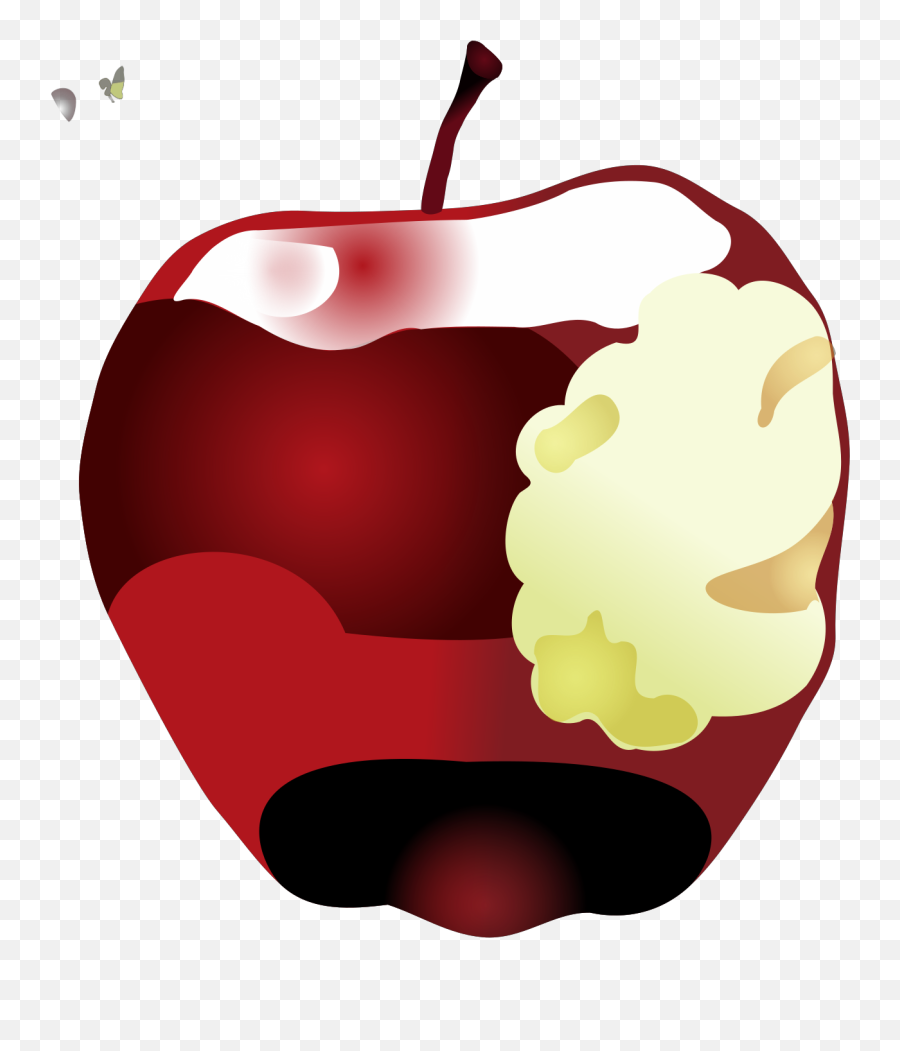 Apple Bite Svg Vector Apple Bite Clip Art - Svg Clipart Emoji,Apple Heart Clipart