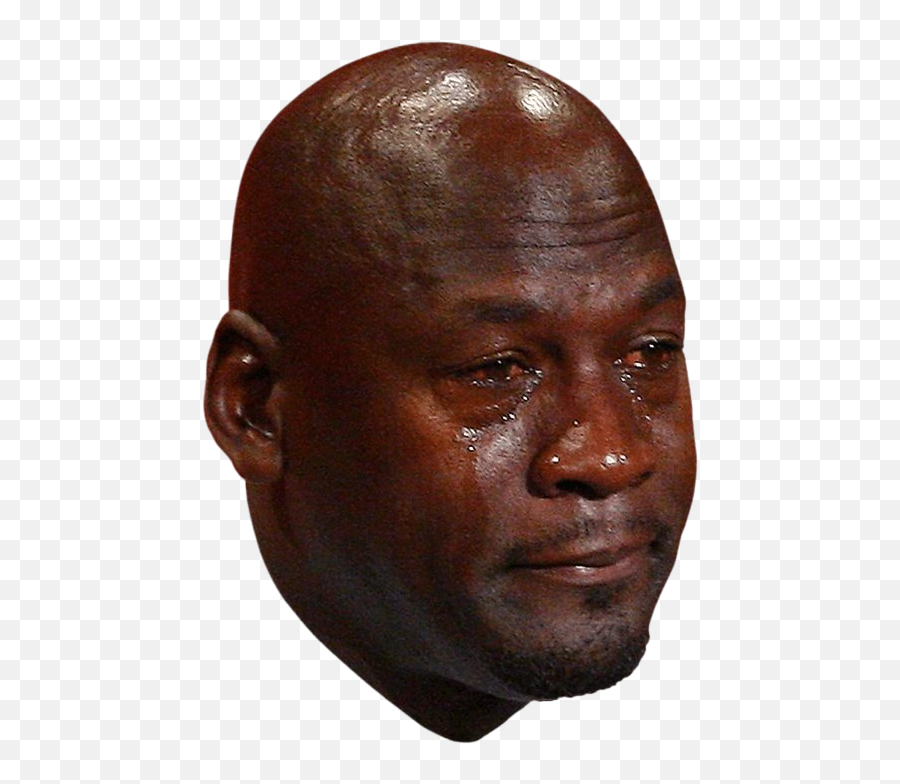 Michael Jordan Crying Face Transparent Png - Stickpng Crying Jordan Face Emoji,Transparent Face
