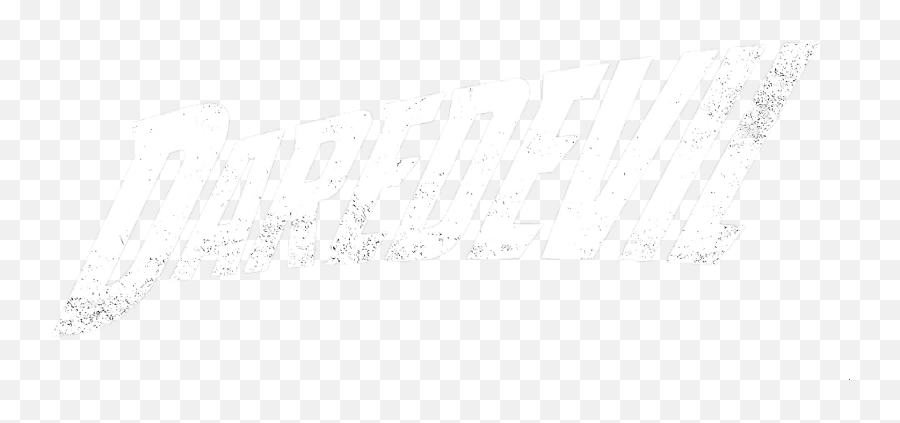 Transparent White Daredevil Logo - Horizontal Emoji,Daredevil Logo